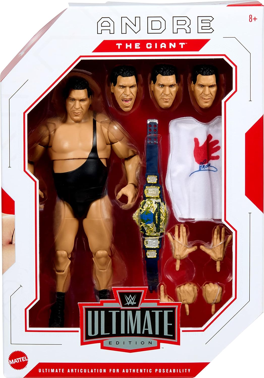 WWE Andre the Giant Ultimate Edition Action Figure, 6-inch Z8200