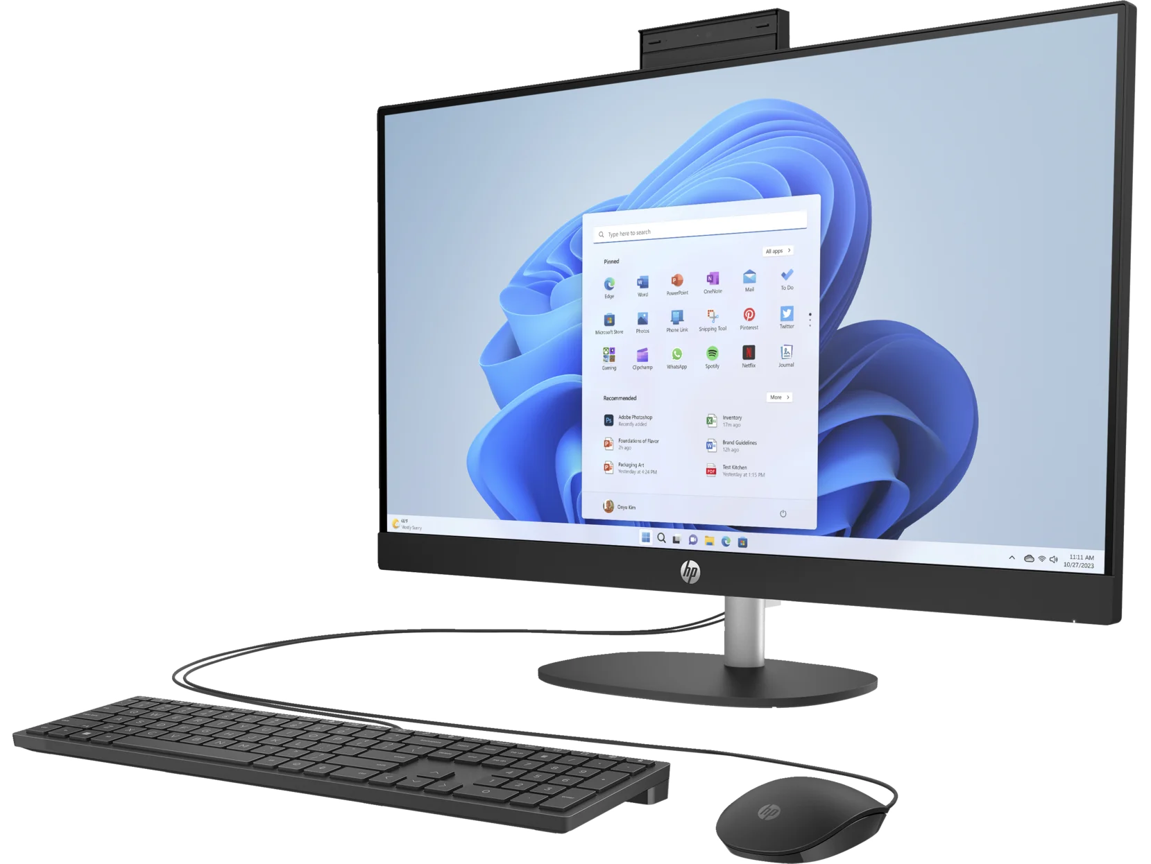 27" FHD AMD Ryzen 7 16 GB 1 TB SSD All-in-One Computer U164644