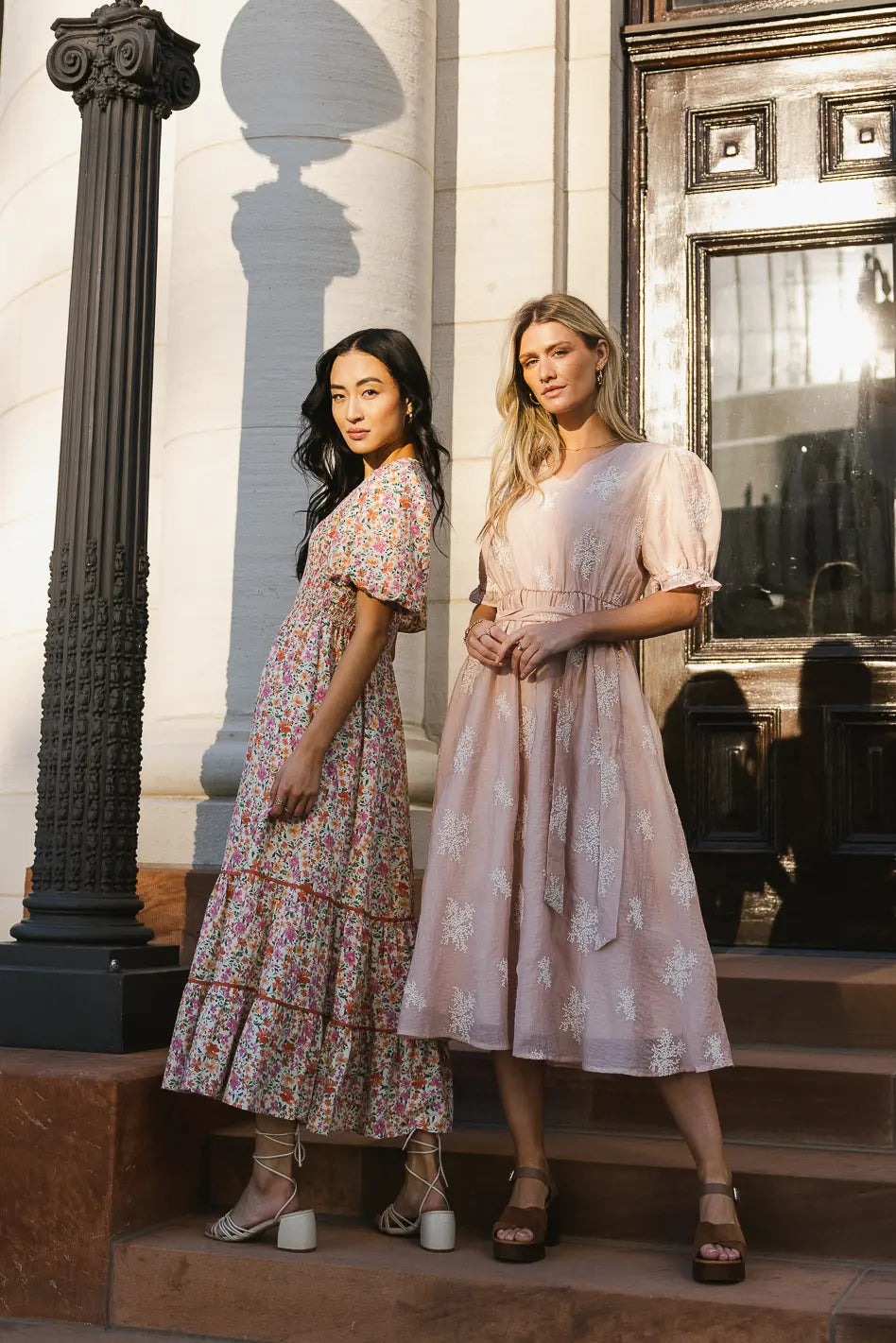 Embroidered Midi Dress W161665
