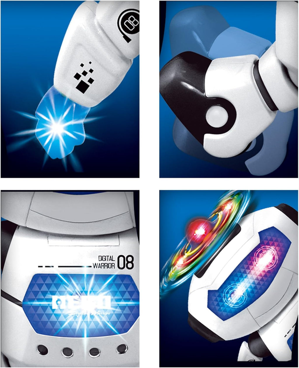 Interactive 360° Dance Spin Smart Robot with LED Light & Music L348