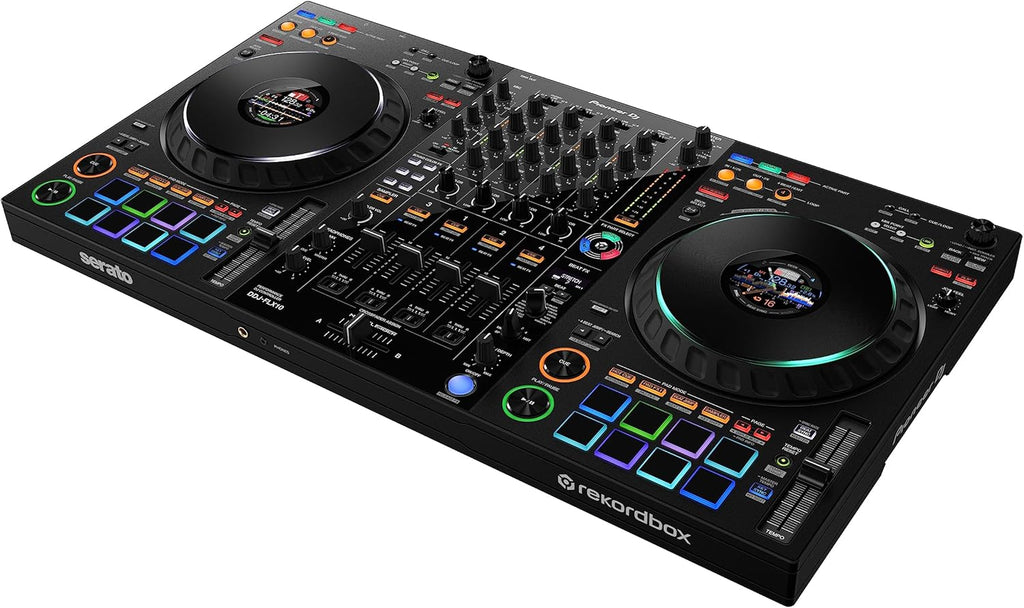 Black 4-deck DJ Controller W614482