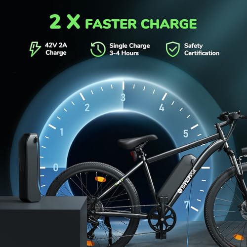 26" Electric Mountain Bike with Removable Battery D90331