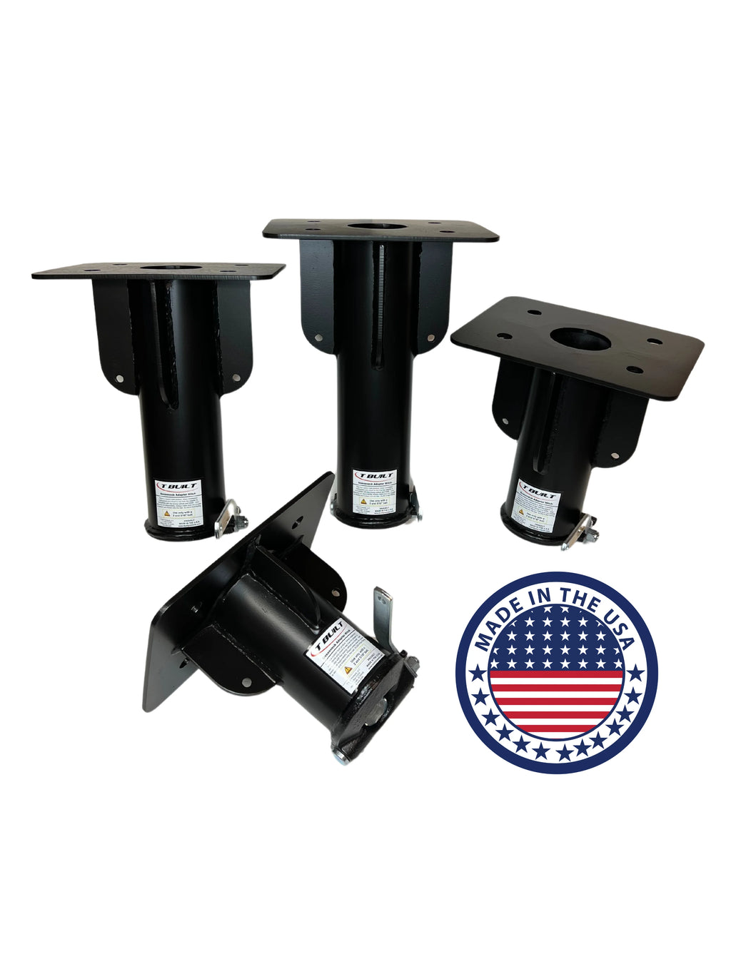 15" Fifth Wheel to Gooseneck Adapter with Self-Latching Coupler O363546