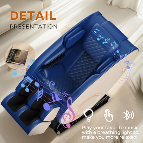 Black Zero Gravity Massage Chair Recliner with Heating K1130