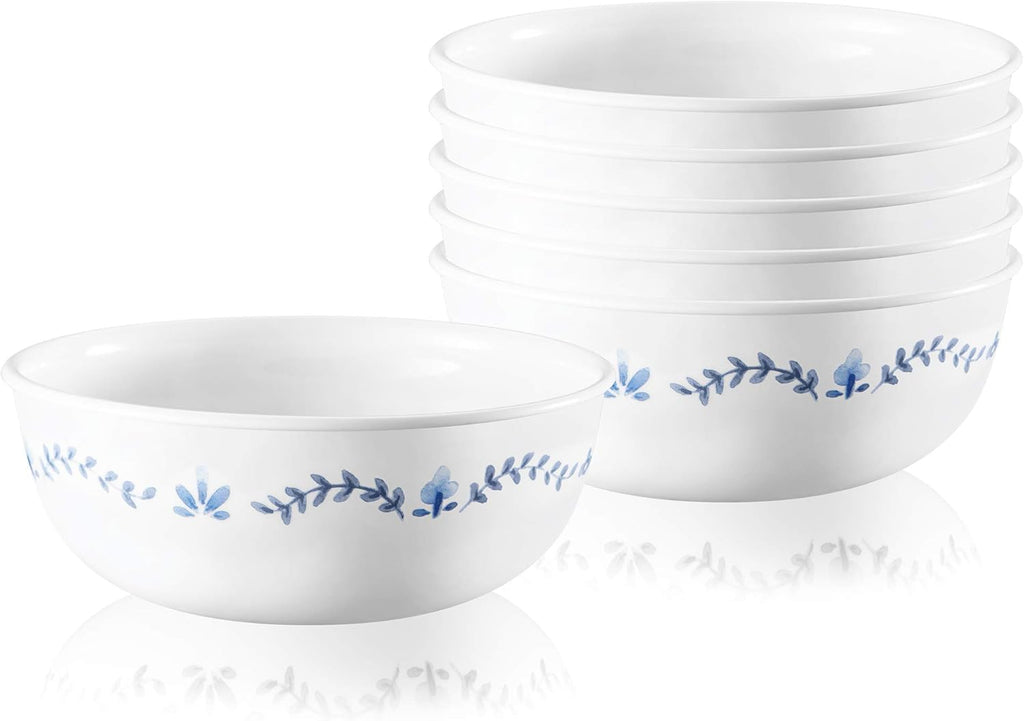 6-Piece Dinner Plates Set, Triple Layer Glass Round Plates Z891161