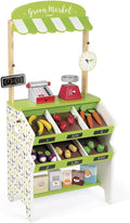 Wooden Grocery Store Playset with 32 Accessories V213