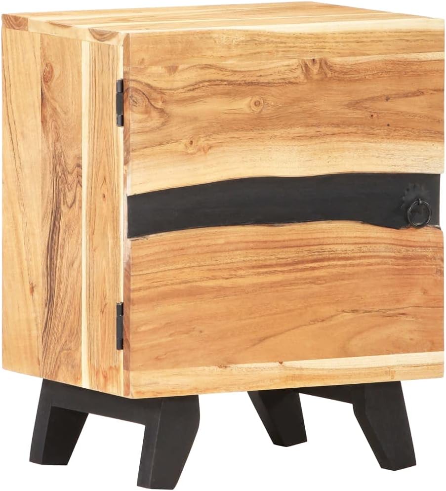 Solid Acacia Wood Corner Cabinet 15.7"x11.8"x20.1" G742374