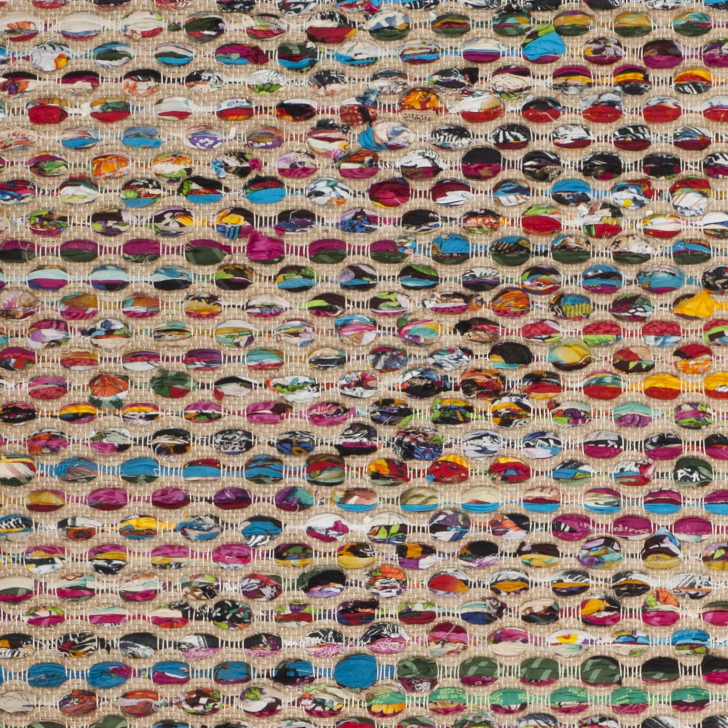 Natural/Multi Braided Area Rug Y2492