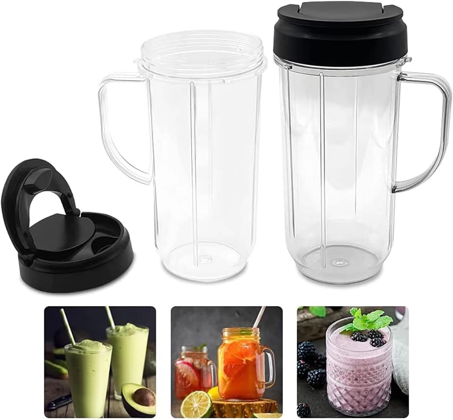 22 Ounce Replacement Blender Cup with Lid T3038