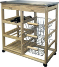 Wood Kitchen Cart D18904