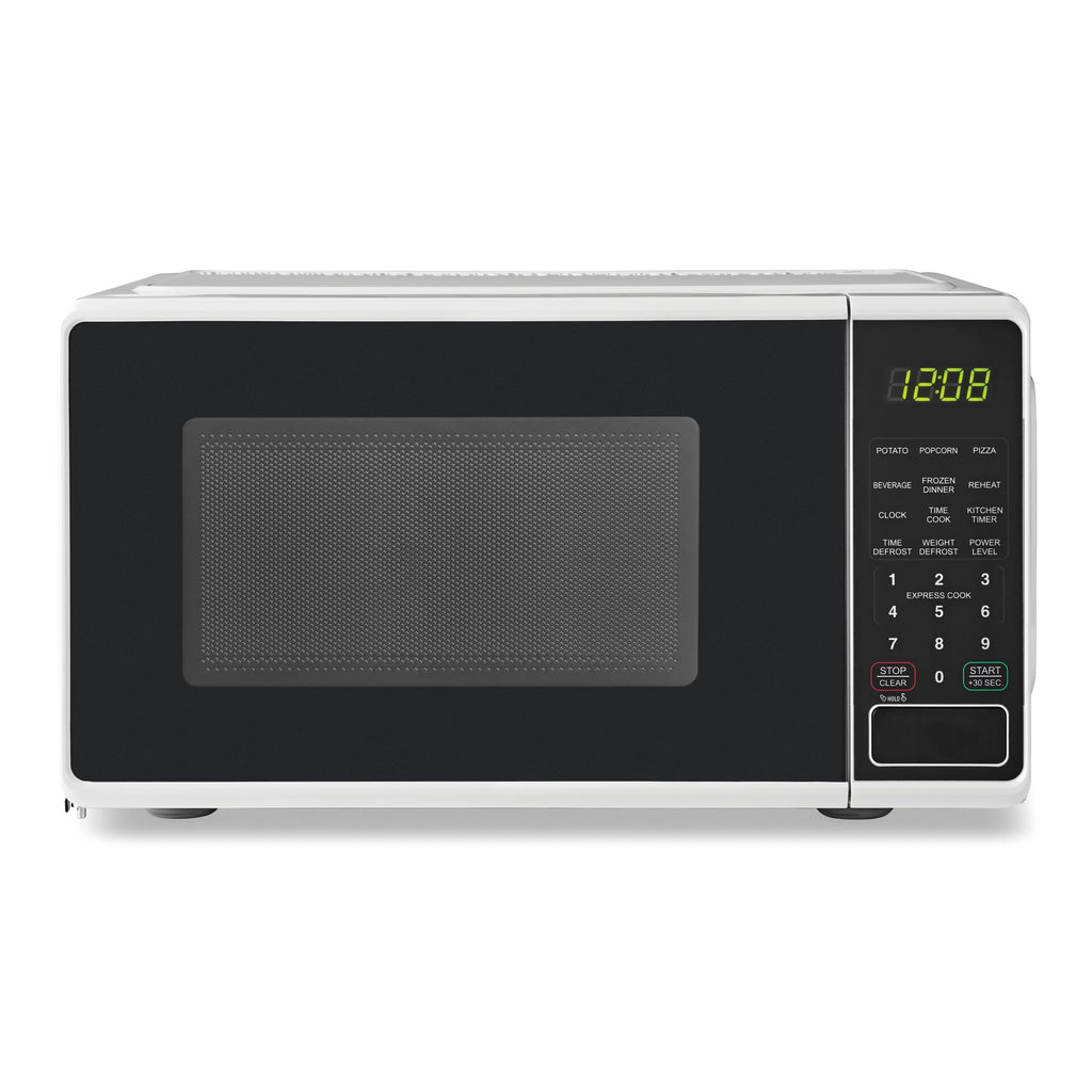 Compact Countertop Microwave and Mini Fridge Bundle F429238