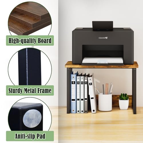 Maple Printer Stand with Storage J990425