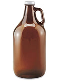 Amber Glass Jugs - 1/2 Gallon - Case of 6 V865711