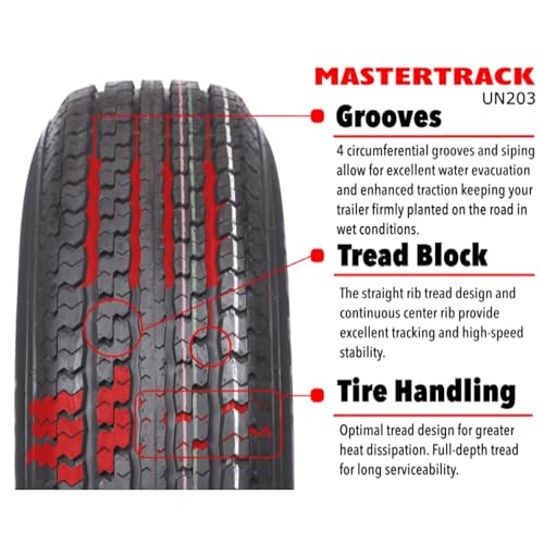 ST205/75R15 8 Ply Load Range D Trailer Tire H488