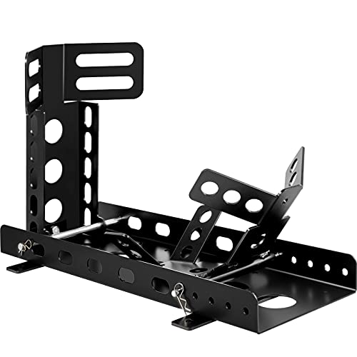 Motorcycle Front Tire Chock, 3000 lbs Weight Capacity, High-Grade Steel Wheel Trailer Stand G822