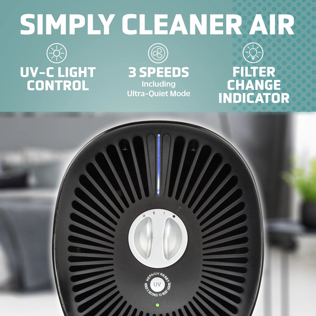 HEPA Air Purifier with UVC Light, 750 Sq. ft N7896