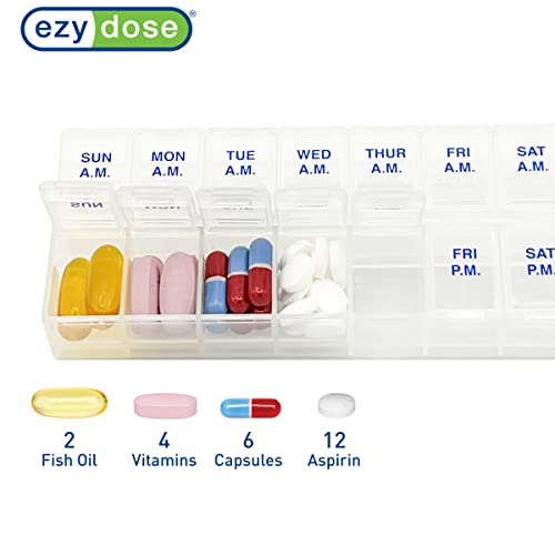 Weekly 7-Day AM/PM Pill Organizer D319783