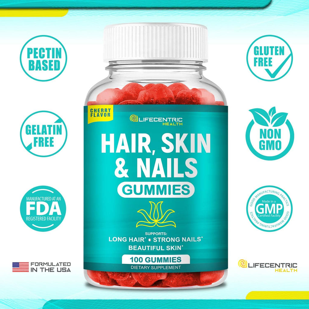 Hair Skin and Nails Gummies with Biotin 5000mcg O127884
