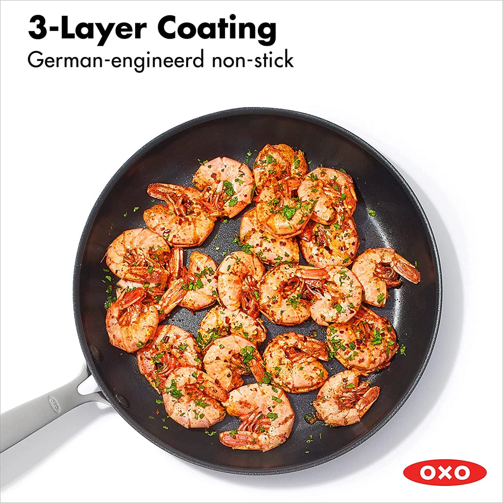 10 Piece Nonstick Cookware Set with Stainless Steel Handle Z635