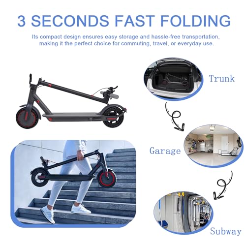 350W Electric Scooter with 8.5" Solid Tires T368641