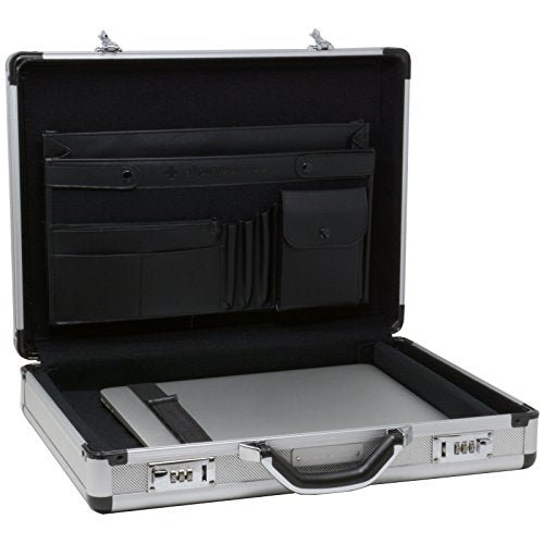 Aluminum Attache Case Padded Laptop Briefcase Combo Lock Hard Sided T6229
