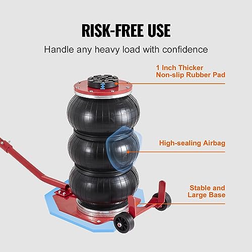 3 Ton Triple Bag Air Jack with Six Steel Pipes X21871