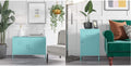Mint 2 Door Metal Accent Cabinet F84222