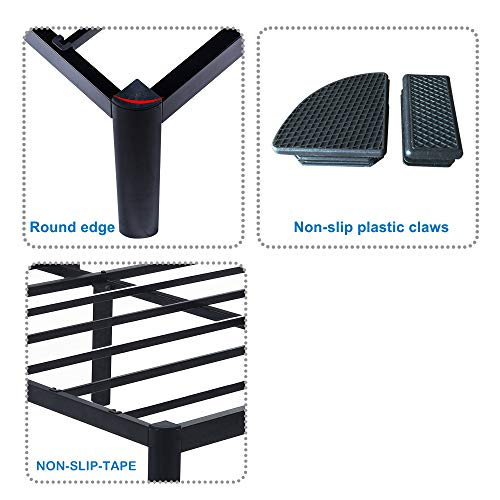 18 Inch Tall Metal Slat Bed Frame (Full) J277
