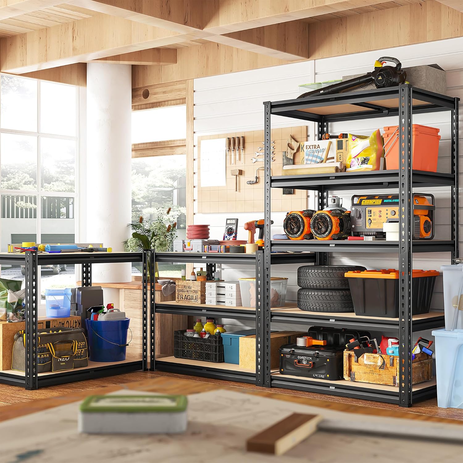 5 Tier Adjustable Metal Shelving J762027