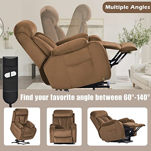 Navy Blue Power Lift Recliner Chair H44594