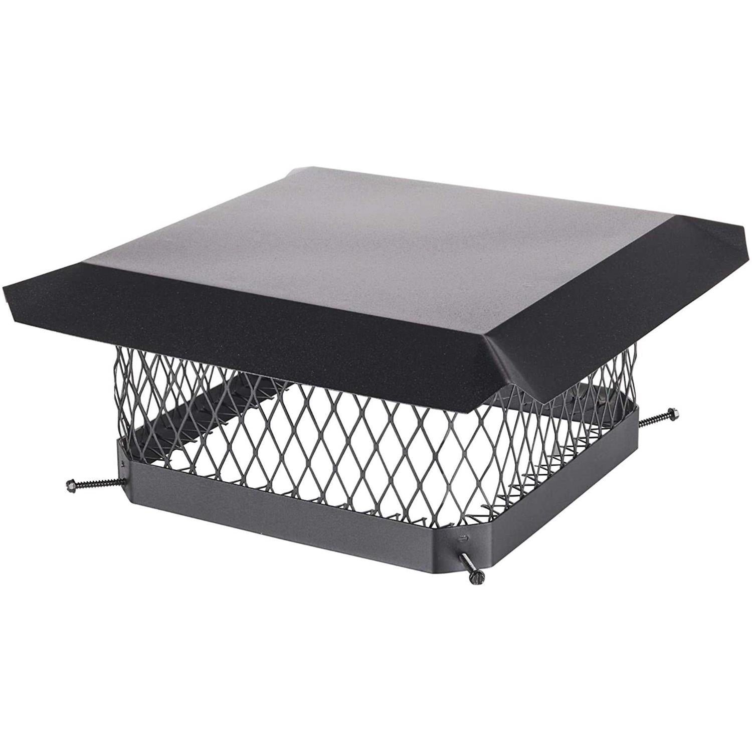 Black Steel Chimney Cap Y66467