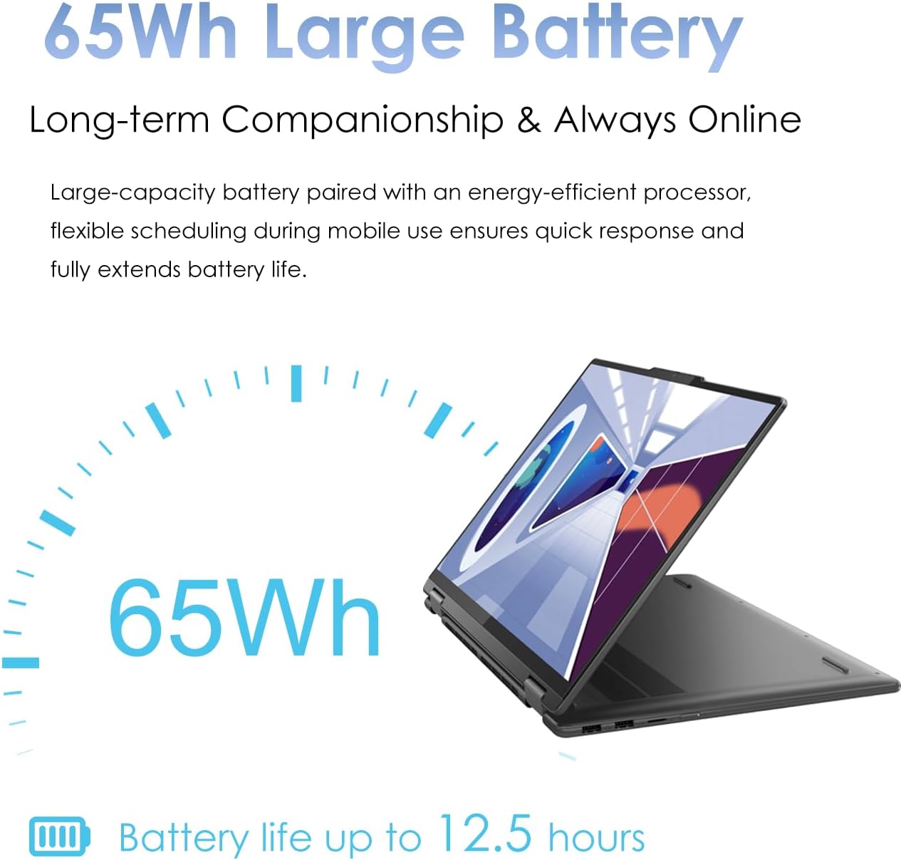 16" 2 in 1 Touch-Screen Laptop Intel Core I5-1335U 8GB RAM 512GB PCIe SSD Storm Grey Y2160
