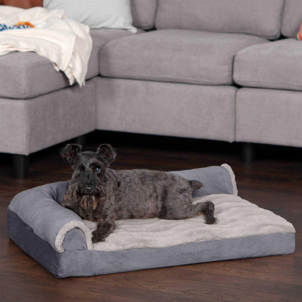 Velvet Chaise Lounge Dog Bed N910891