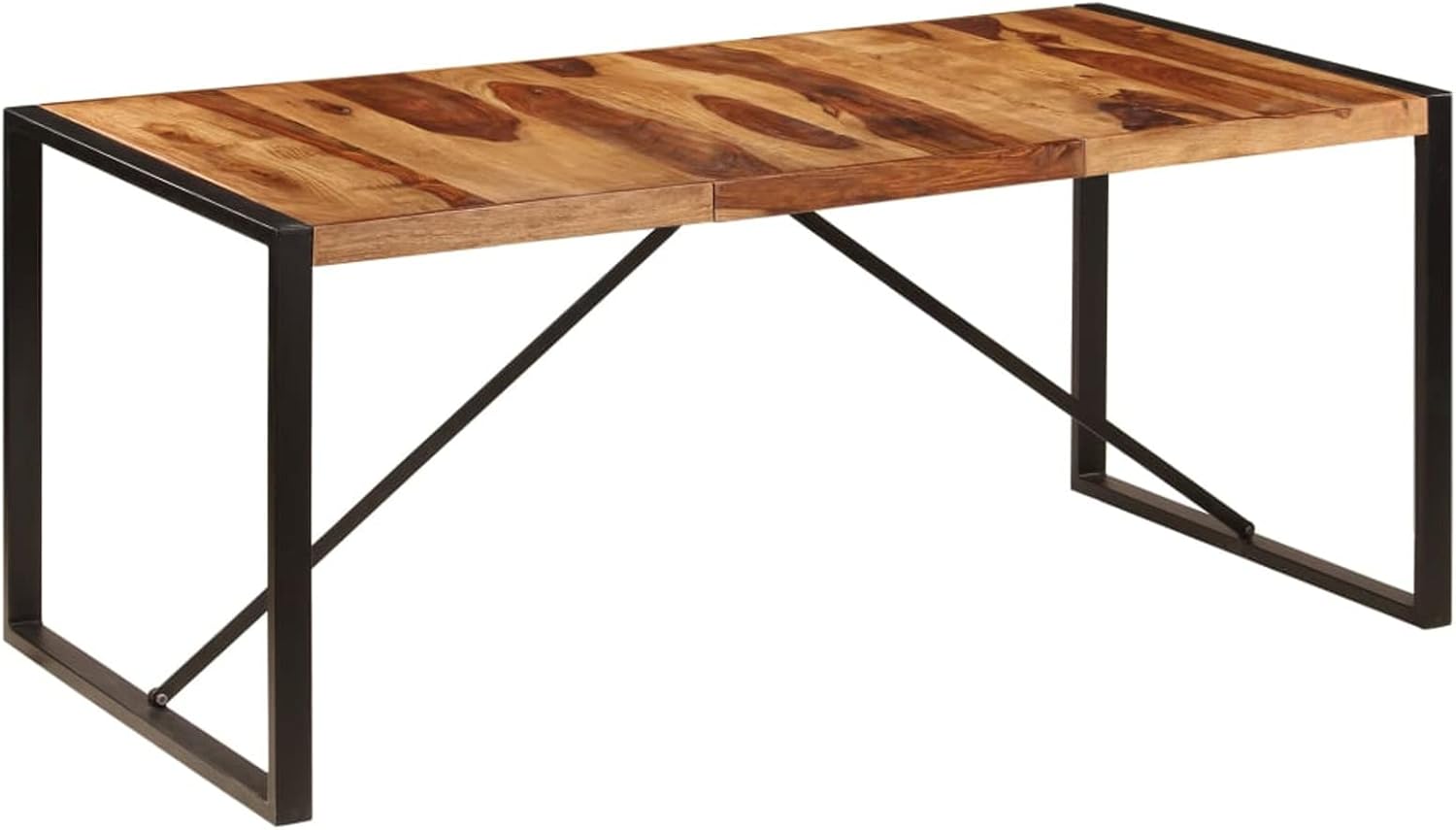 Solid Sheesham Wood Dining Table 70.9"x35.4"x29.5" H616