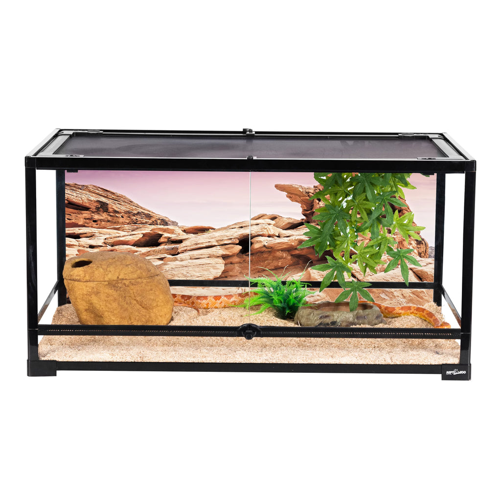 Glass Reptile Terrarium 50 Gallon 36" x 18" x 18" with Screen Ventilation S424