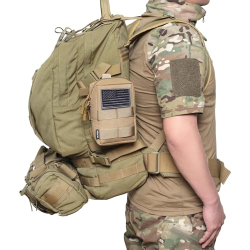 2 Pack Tactical Compact Water-Resistant Molle Pouches T134