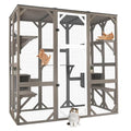71" Wooden Cat Enclosure A443