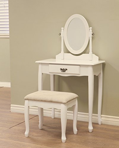 Vanity Set with Stool and Mirror T38176
