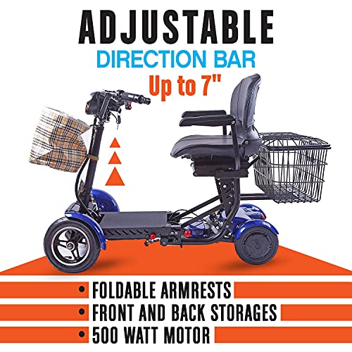 All Terrain 4 Wheel Foldable Mobility Scooter S33012