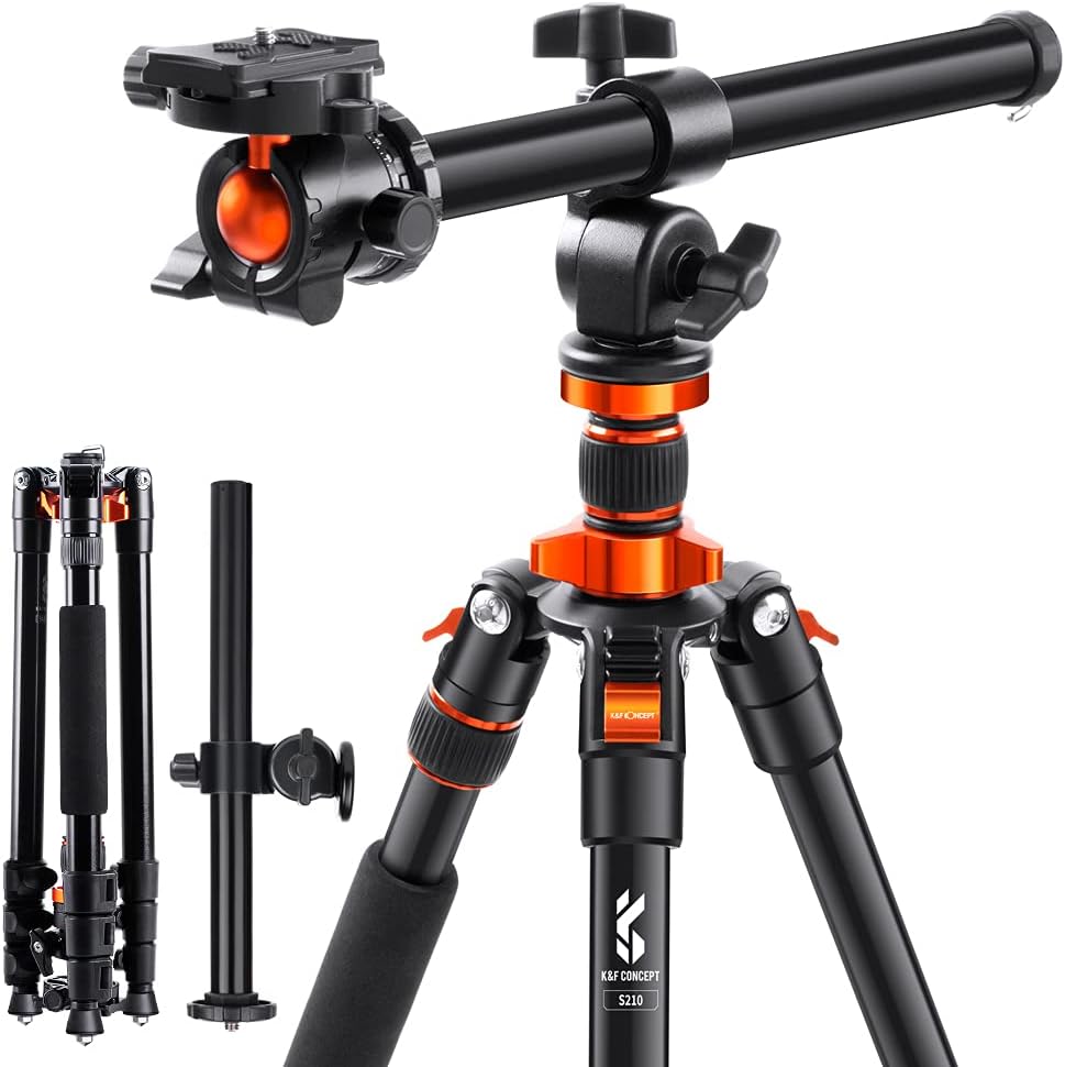 78 inch DSLR Camera Tripod with Magnesium Alloy Center Column J737444