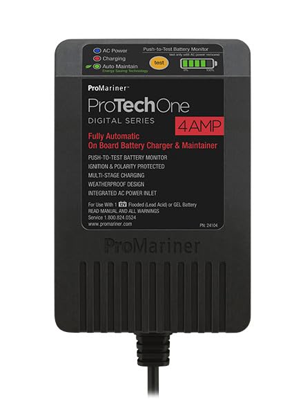 5 Amp Fully Automatic On-board Battery Charger and Maintainer with Integrated AC Inlet P24052