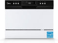 White Portable Dishwasher, 6 Place Settings U781