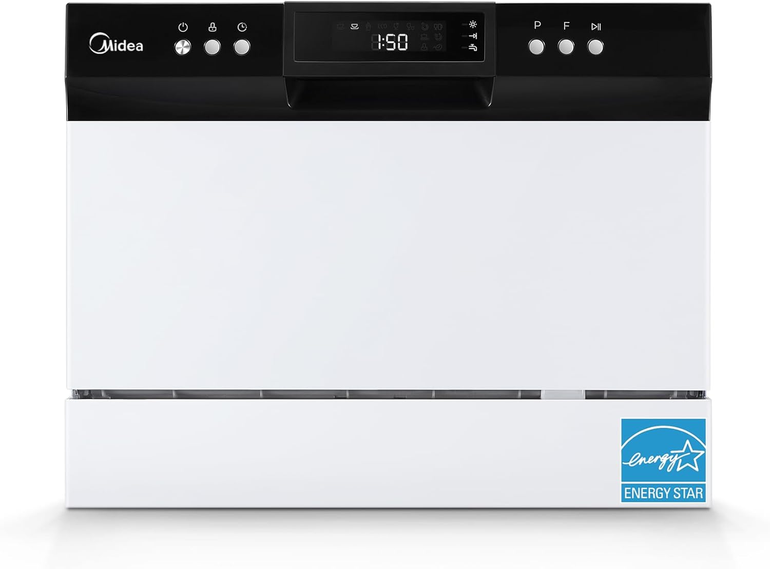 White Portable Dishwasher, 6 Place Settings U781
