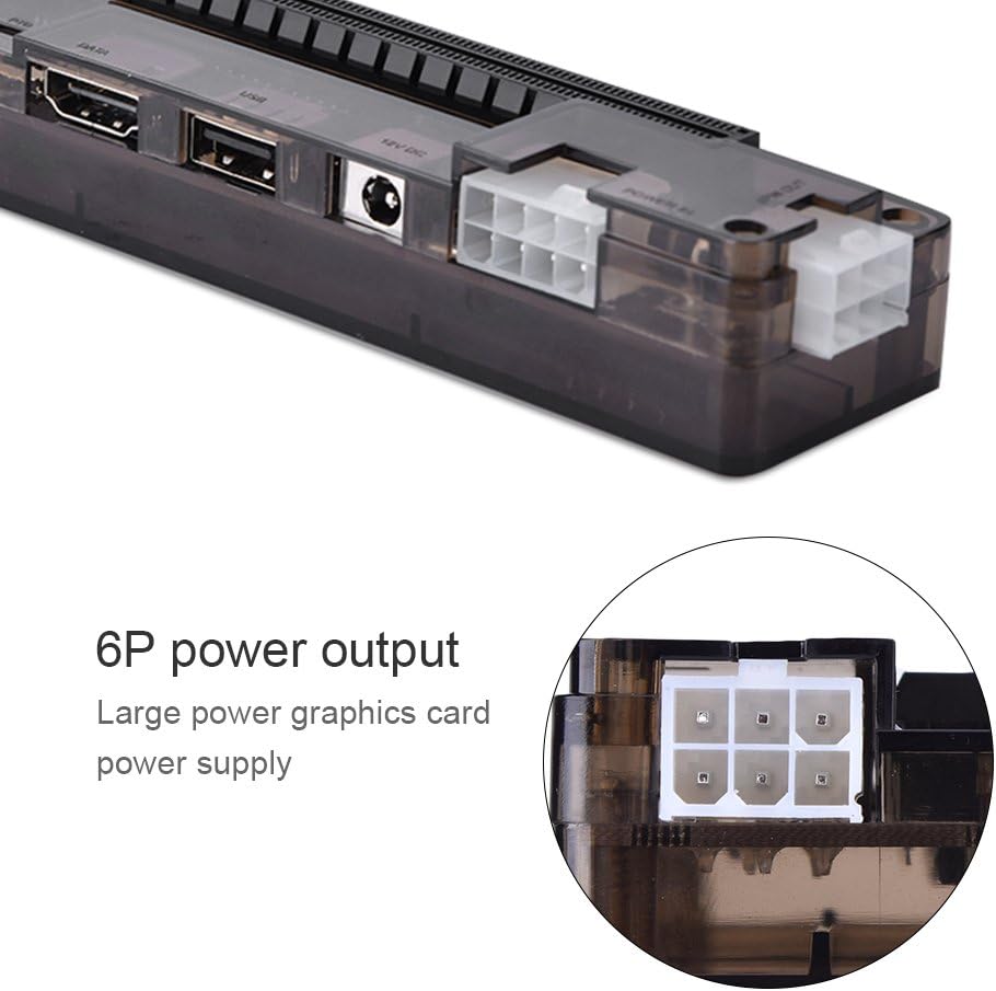 External PCI-E Graphics Card Dock 220W DC 12V U385188