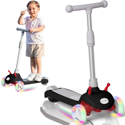 3 Wheel Electric Scooter with Flash Wheels and Anti-Slip Deck G28433