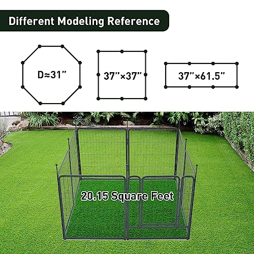 40" Height 16 Panels Foldable Dog Playpen E7331