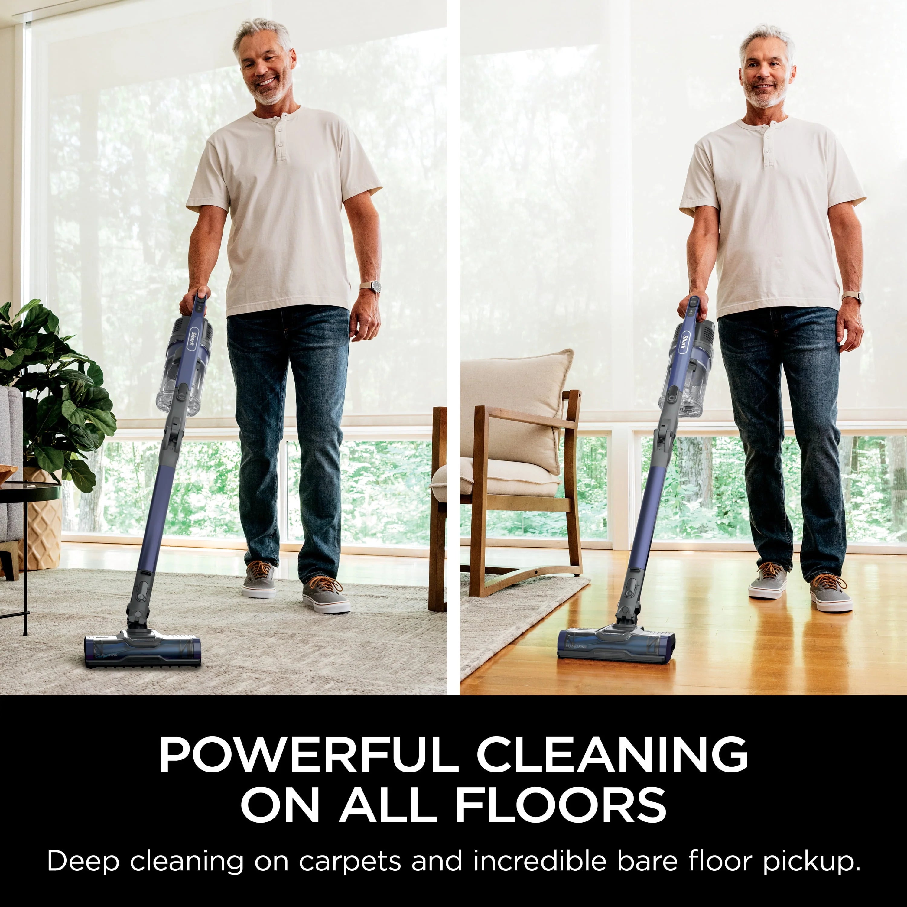 Blue Cordless Stick Vacuum A697