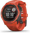 Flame Red Solar-Powered Rugged Outdoor Smartwatch U265163