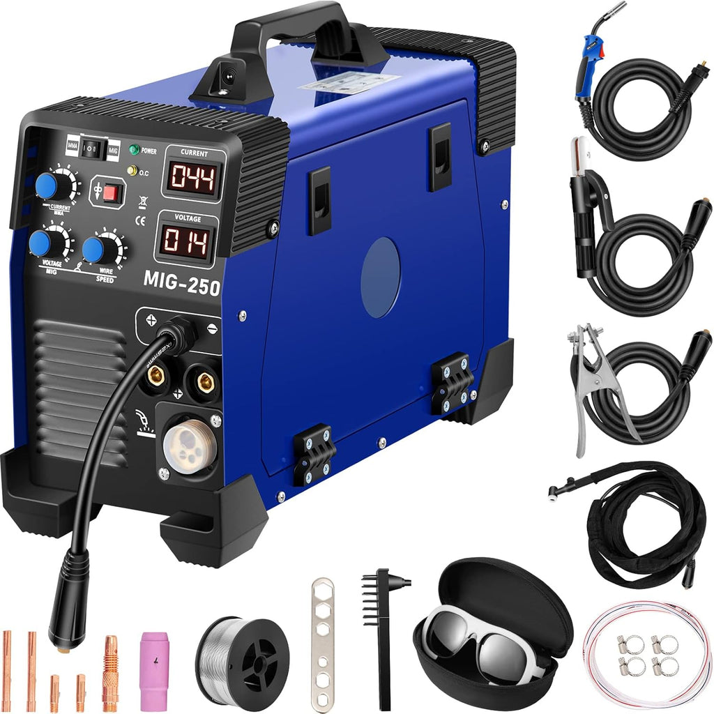 200 Amp 3 in 1 MIG TIG Arc Welding Machine with IGBT Inverter and Digital Display T920050
