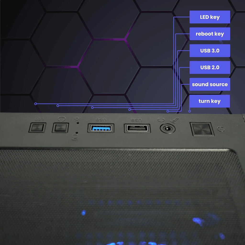 AMD Ryzen 7 9800X3D NVIDIA GeForce RTX 4070 Gaming PC R504